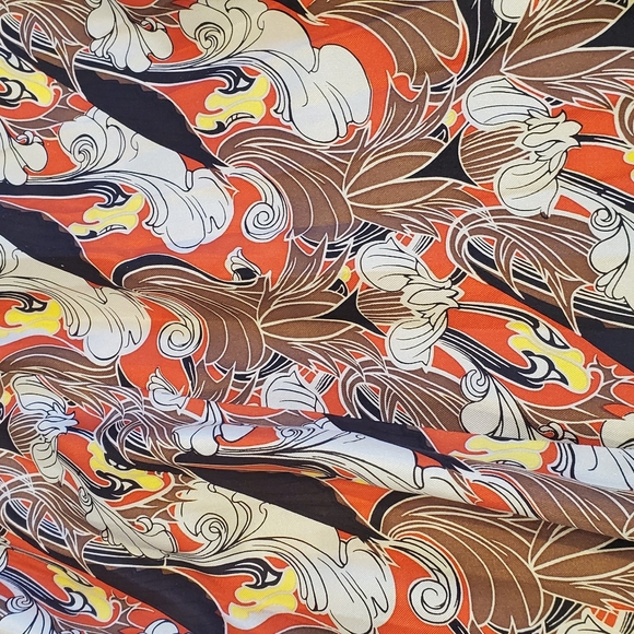 Tom K Nguyen real silk A line skirt Med - Picture 2 of 4